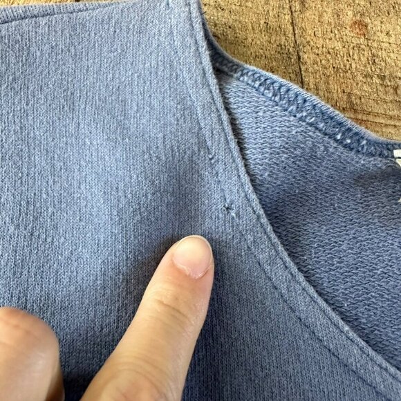 Cute Blue Cat Dress With Graphic Print By Citiknits - Size M - Picture 6 of 14